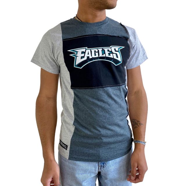 Refried Apparel T-shirt fendu durable des Eagles de Philadelphie anthracite chiné pour homme