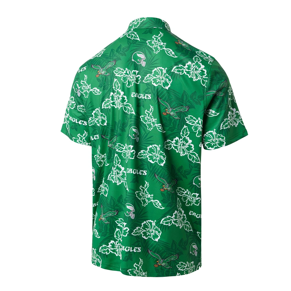 Polo de performance rétro Reyn Spooner Kelly Green pour homme des Philadelphia Eagles