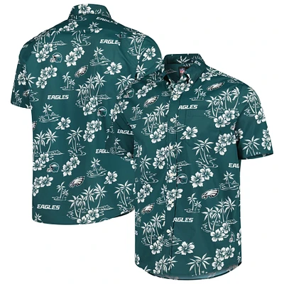 Men's Reyn Spooner Midnight Green Philadelphia Eagles Kekai Button-Up Shirt