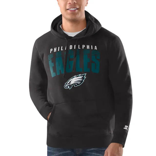 Men's Starter Midnight Green Philadelphia Eagles Draft Fleece