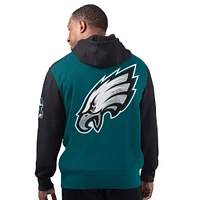 Men's Starter Midnight Green Philadelphia Eagles Extreme Pullover Hoodie