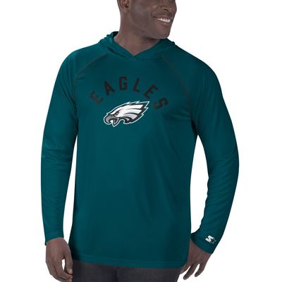 Men's Fanatics Branded Midnight Green Philadelphia Eagles Hail Mary Raglan  T-Shirt