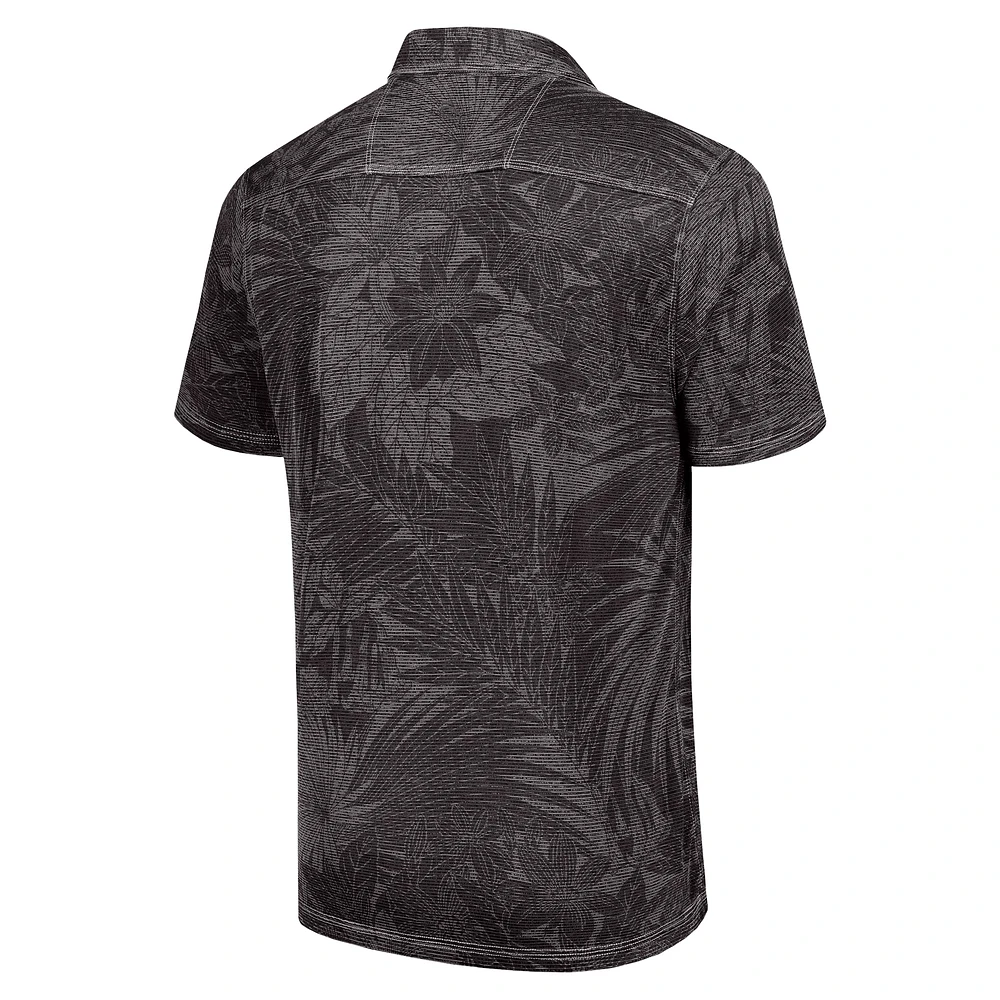 Polo Tommy Bahama noir pour homme Philadelphia Eagles Santiago Paradise Big & Tall