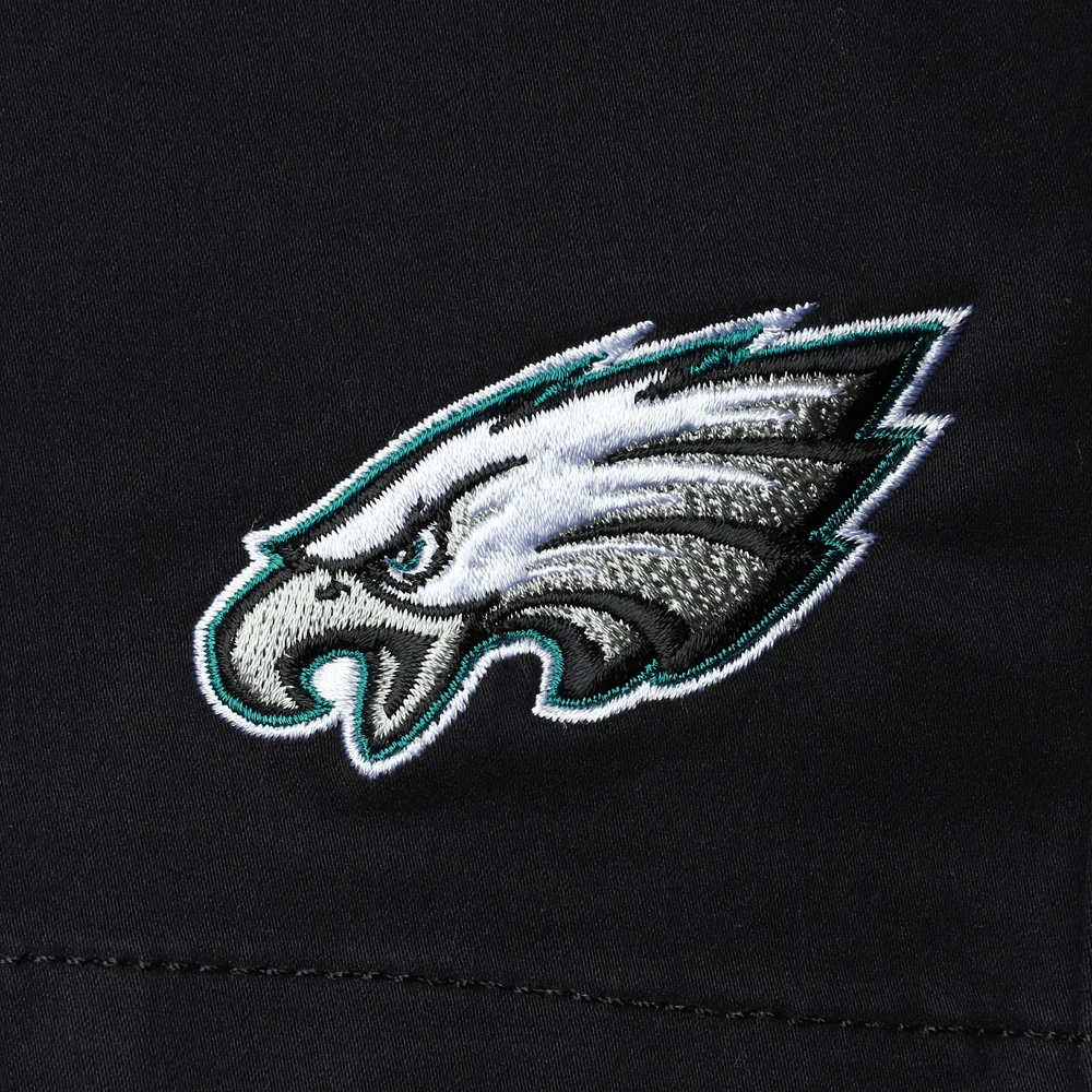 Short Tommy Bahama noir Philadelphia Eagles Boracay en trois mélanges pour homme