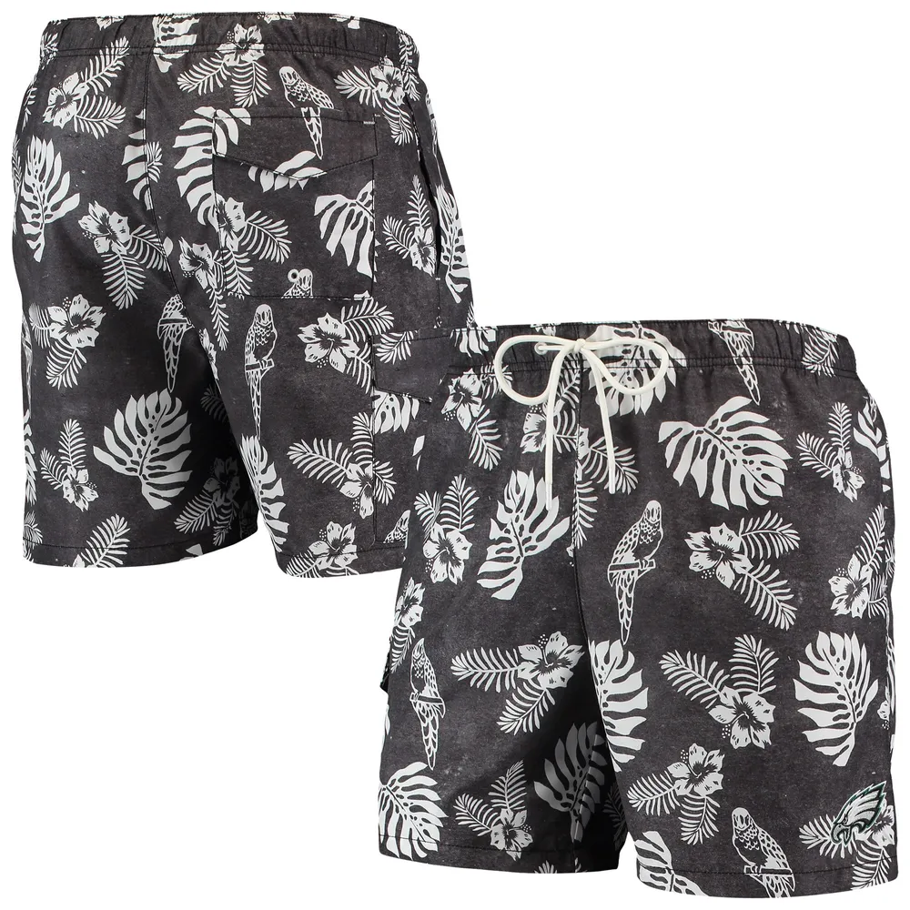 Philadelphia Eagles Tommy Bahama Sport Naples Parrot in Paradise Swim  Trunks - Black