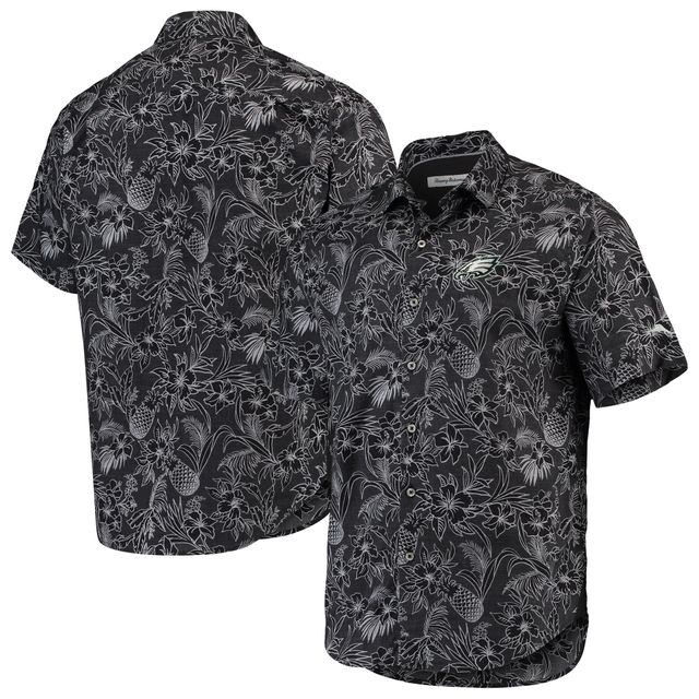 Philadelphia Eagles NFL Mens Floral Button Up Shirt