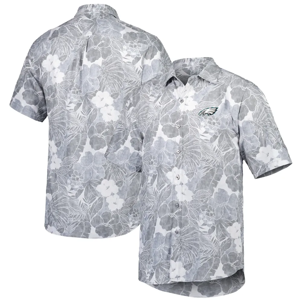 Philadelphia Eagles NFL Mens Floral Button Up Shirt