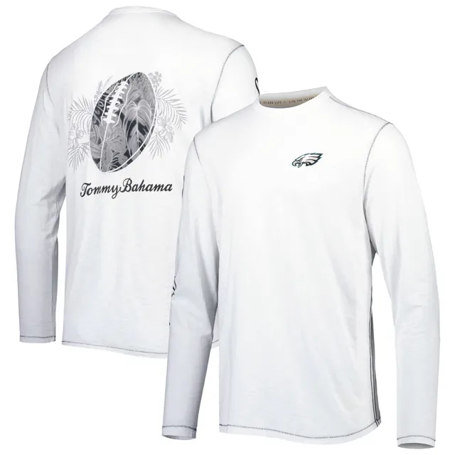 Women's Philadelphia Eagles Fanatics Branded Midnight Green Wordmark Long  Sleeve V-Neck T-Shirt