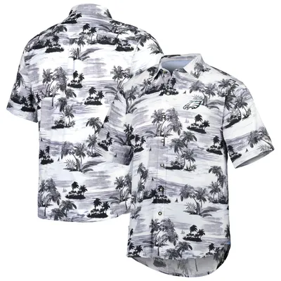 Philadelphia Eagles Tommy Bahama Sport Tropical Horizons Button-Up Shirt - White