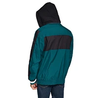 Men's Tommy Hilfiger Green Philadelphia Eagles Gael Lightweight Half-Zip Hoodie Jacket