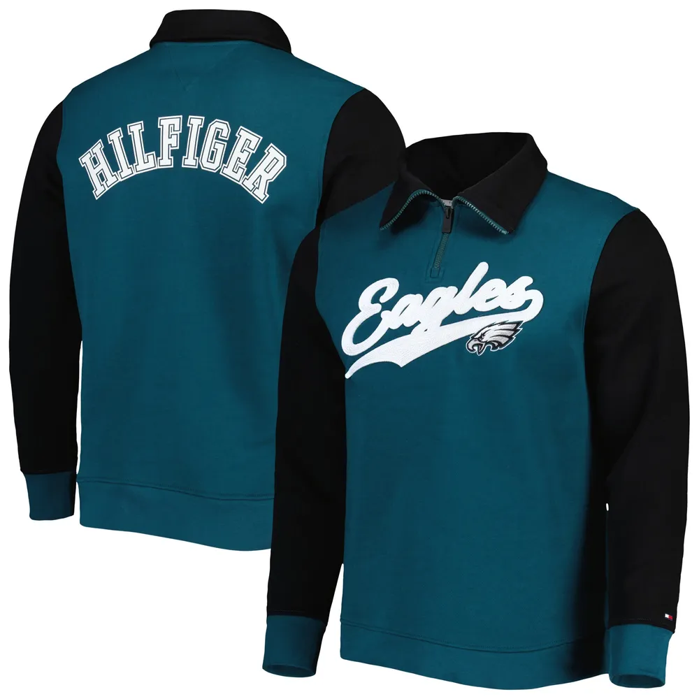 Lids Philadelphia Eagles Tommy Aiden Quarter-Zip Sweatshirt Midnight Green/Black | Tree Mall