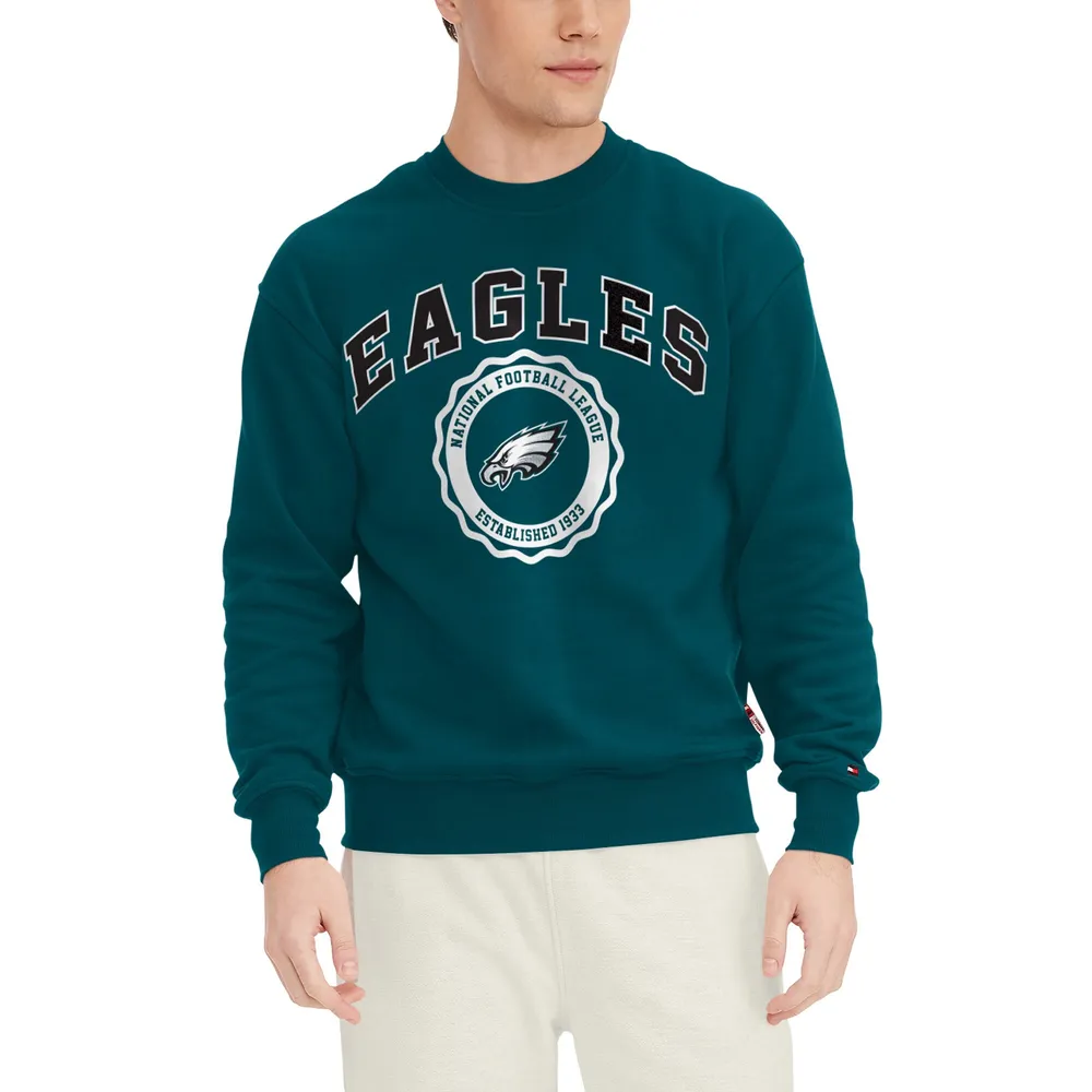 zacht Stoffelijk overschot kleding Lids Philadelphia Eagles Tommy Hilfiger Ronald Crew Sweatshirt - Midnight  Green | Connecticut Post Mall