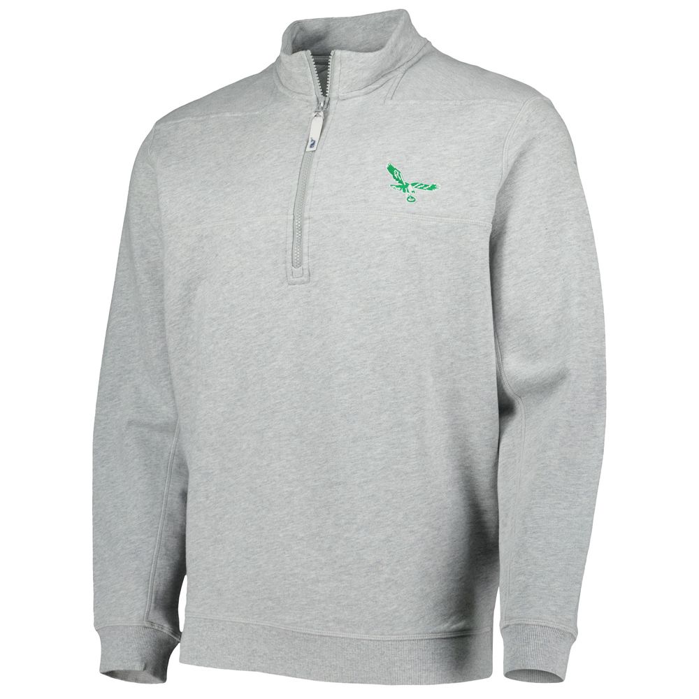 Vineyard Vines Men's Vineyard Vines Heathered Gray Philadelphia Eagles  Throwback Shep Shirt Half-Zip Jacket