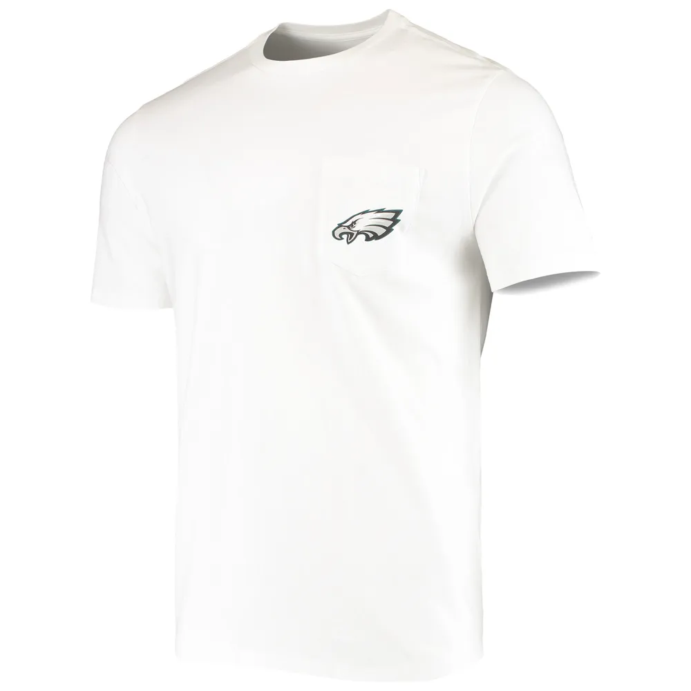 T-shirt pour homme Vineyard Vines blanc avec casque Big & Tall des Eagles de Philadelphie