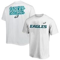 T-shirt blanc pour homme de la collection Hometown Big & Tall des Philadelphia Eagles