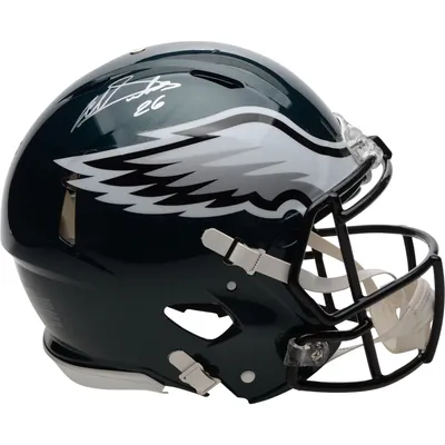 Miles Sanders Philadelphia Eagles Autographed Riddell 2022 On Field  Alternate Speed Mini Helmet