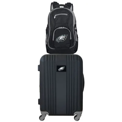 Philadelphia Eagles MOJO 2-Piece Backpack & Carry-On Luggage Set - Gray