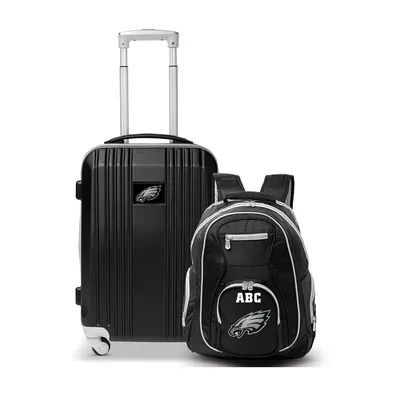 Philadelphia Eagles MOJO Personalized Premium 2-Piece Backpack & Carry-On Set