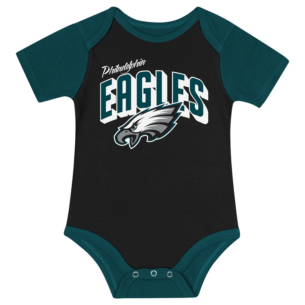 Newborn & Infant Philadelphia Eagles Dynamic Duo Bodysuit, Bib Hat Set