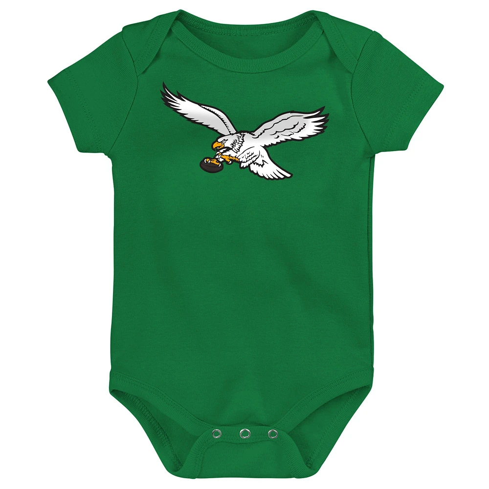 Newborn & Infant Philadelphia Eagles Team Starter 3-Pack Bodysuit Set