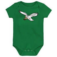 Newborn & Infant Philadelphia Eagles Team Starter 3-Pack Bodysuit Set
