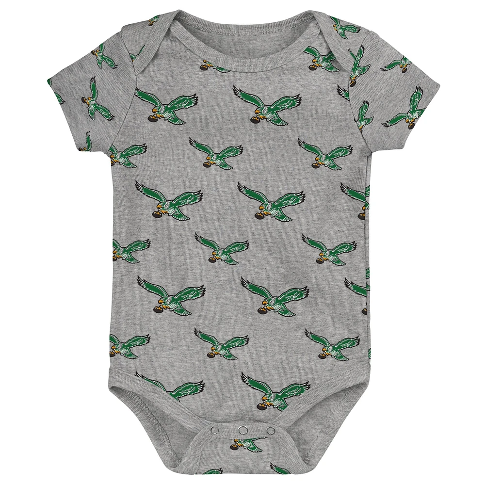 Newborn & Infant Philadelphia Eagles Team Starter 3-Pack Bodysuit Set