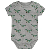 Newborn & Infant Philadelphia Eagles Team Starter 3-Pack Bodysuit Set