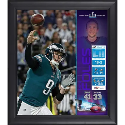 Nick Foles Philadelphia Eagles Unsigned Super Bowl LII Throwing