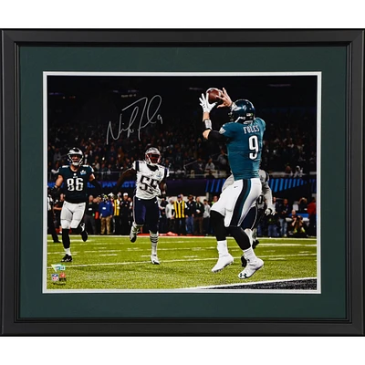 Nick Foles Philadelphia Eagles Framed Autographed 16'' x 20'' Super Bowl LII Champions Philly Special Touchdown Catch Photograph