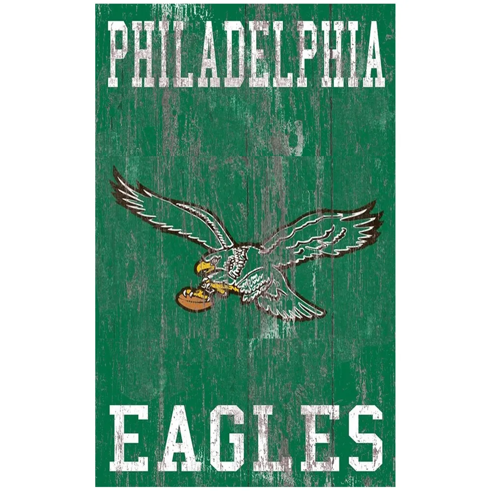 Nfl Philadelphia Eagles Fan Creations Heritage Logo 24 Round Sign