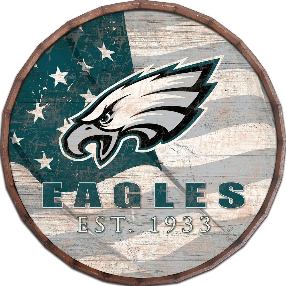 Black Philadelphia Eagles 16'' Team Logo Cutout