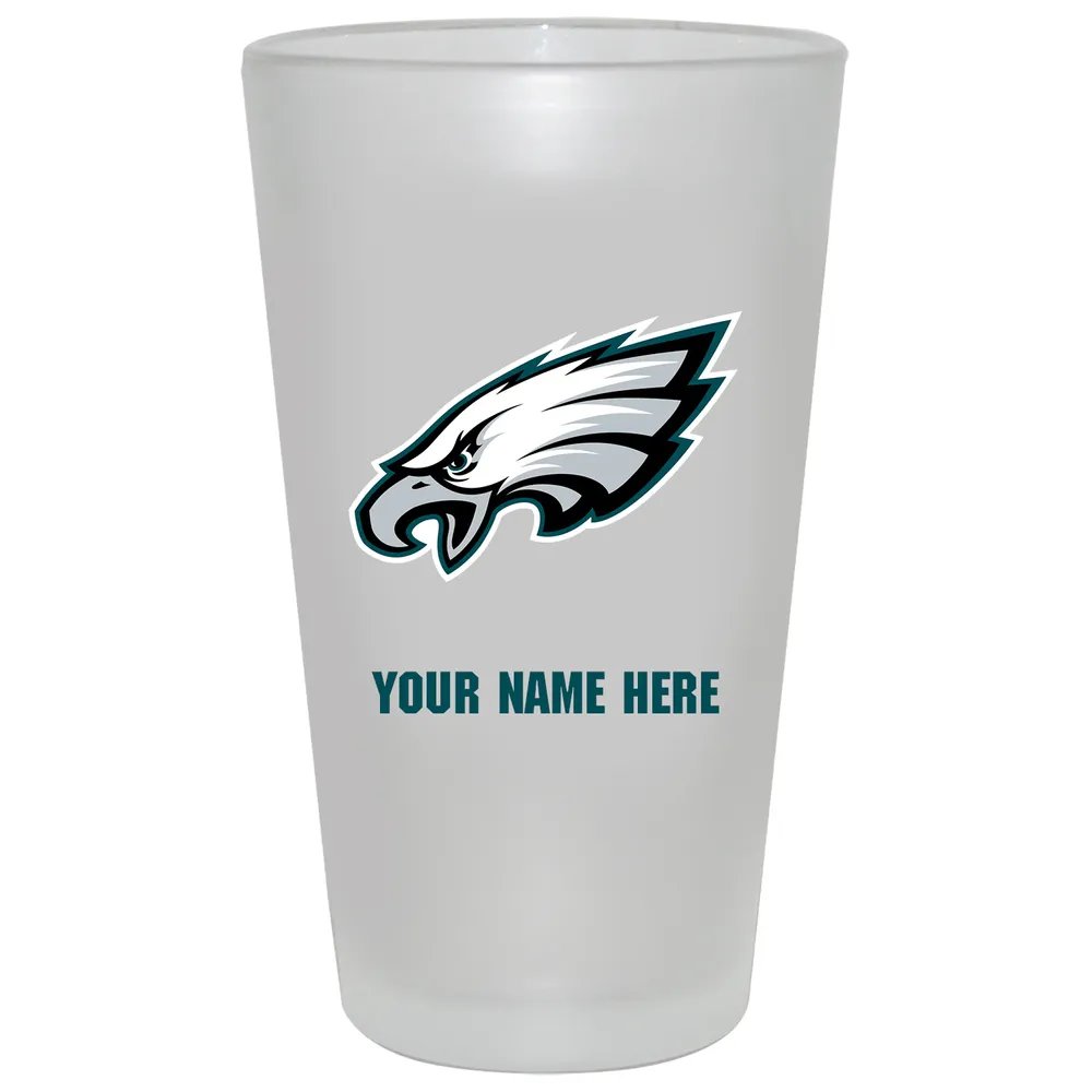 Lids Philadelphia Eagles 16oz. Frosted Personalized Pint Glass