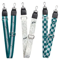 Philadelphia Eagles 3-Pack Bag Strap Set