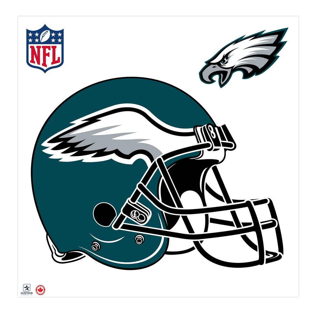 Philadelphia Eagles - 36'' Team Helmet Repositionable Wall Decal