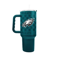 Gobelet en acier inoxydable à carreaux Philadelphia Eagles 40 oz