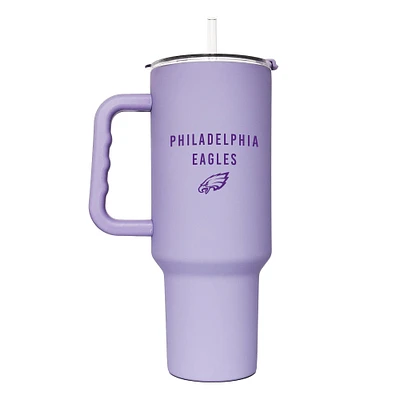 Eagles de Philadelphie 40oz. Gobelet doux au toucher lavande