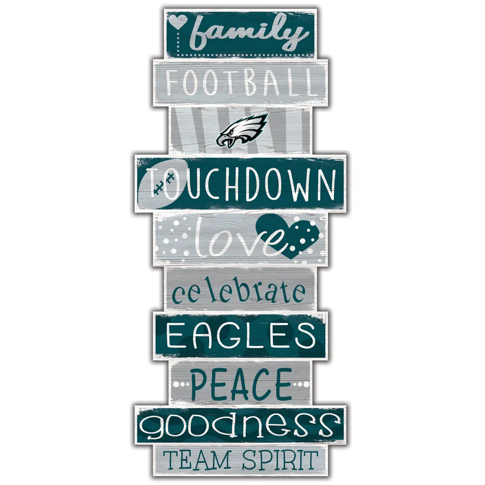 Lids Philadelphia Eagles 5'' x 24'' Celebrations Stack Sign