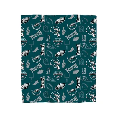 Philadelphia Eagles 50'' x 60'' Stripe Flannel Fleece Blanket