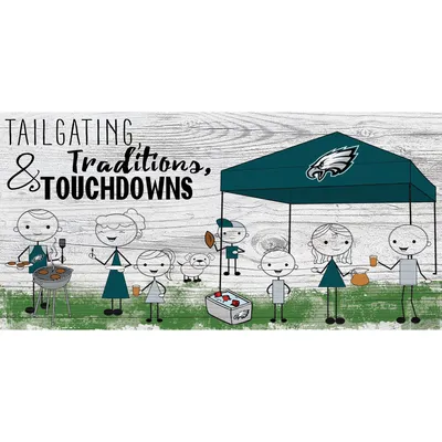 Philadelphia Eagles 6'' x 12'' Fansticks Tailgate Sign