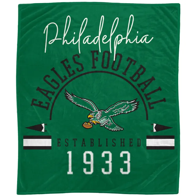 Philadelphia Eagles 60'' x 70'' Retro Stripe Flannel Fleece Blanket