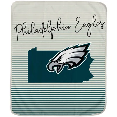 Philadelphia Eagles 60'' x 70'' Ultra Fleece State Stripe Plush Blanket