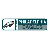 Philadelphia Eagles 90 `` x 23 '' Team Logo Repositionable Wall - Decal