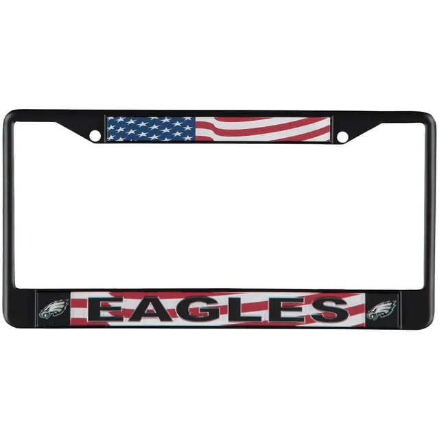 Philadelphia Eagles Glitter License Plate Frame - Black