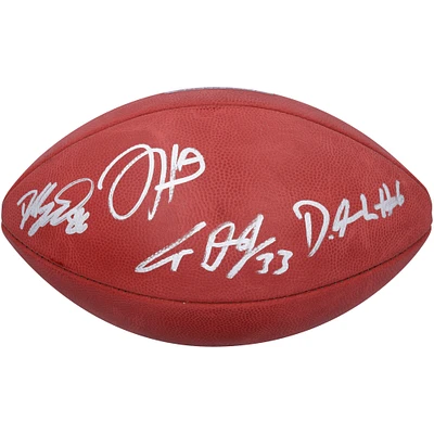 Philadelphia Eagles Autographed Super Bowl LIX Duke Football with Jalen Hurts, DeVonta Smith, Cooper DeJean and Dallas Goedert Signatures