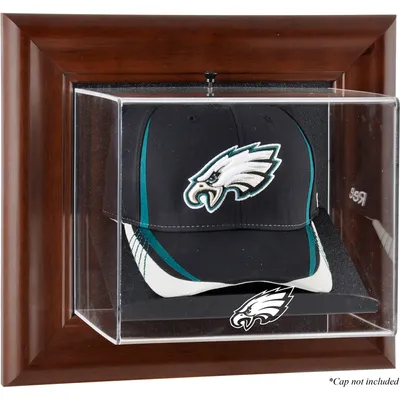 Philadelphia Eagles Fanatics Authentic Brown Framed Wall-Mountable Baseball Cap Display Case