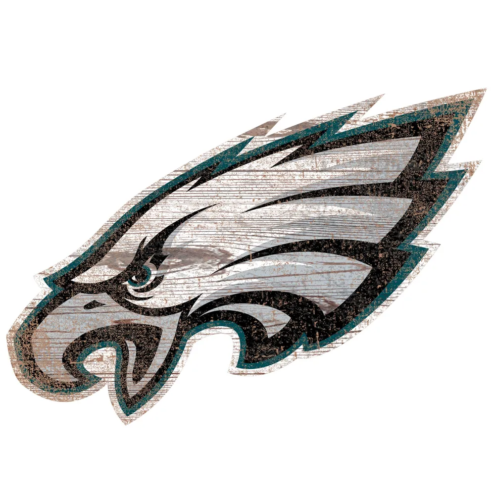 Lids Philadelphia Eagles 24'' x 24'' Distressed Logo Cutout Sign