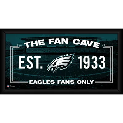 Philadelphia Eagles Fanatics Authentic Framed 10" x 20" Fan Cave Collage