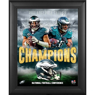 Philadelphia Eagles Framed 13" x 16" 2024 NFC Champions Collage