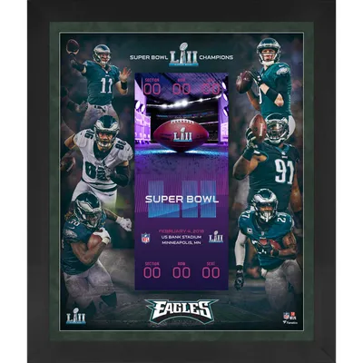 Lids Philadelphia Eagles Fanatics Authentic Black Framed Jersey Display  Case