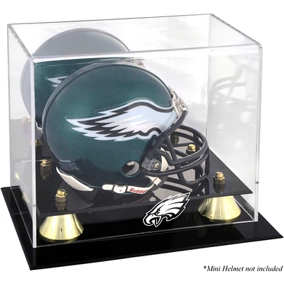 Philadelphia Eagles Golden Classic Mini Helmet Display Case
